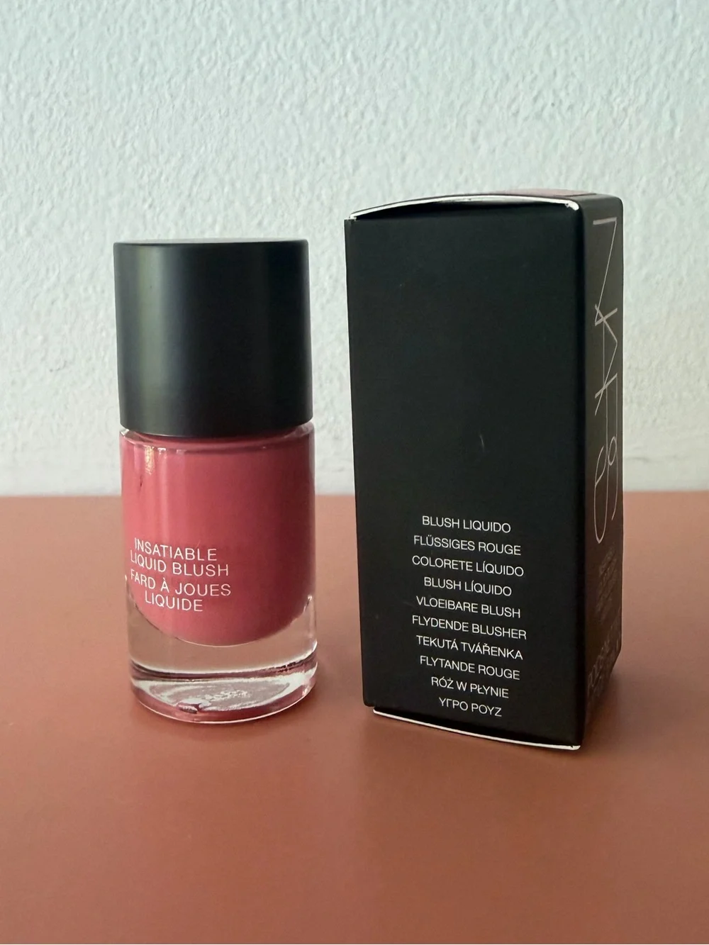 NARS Insatiable Liquid Blush — Orgasm Fantasy (peachy pink)new 5ml